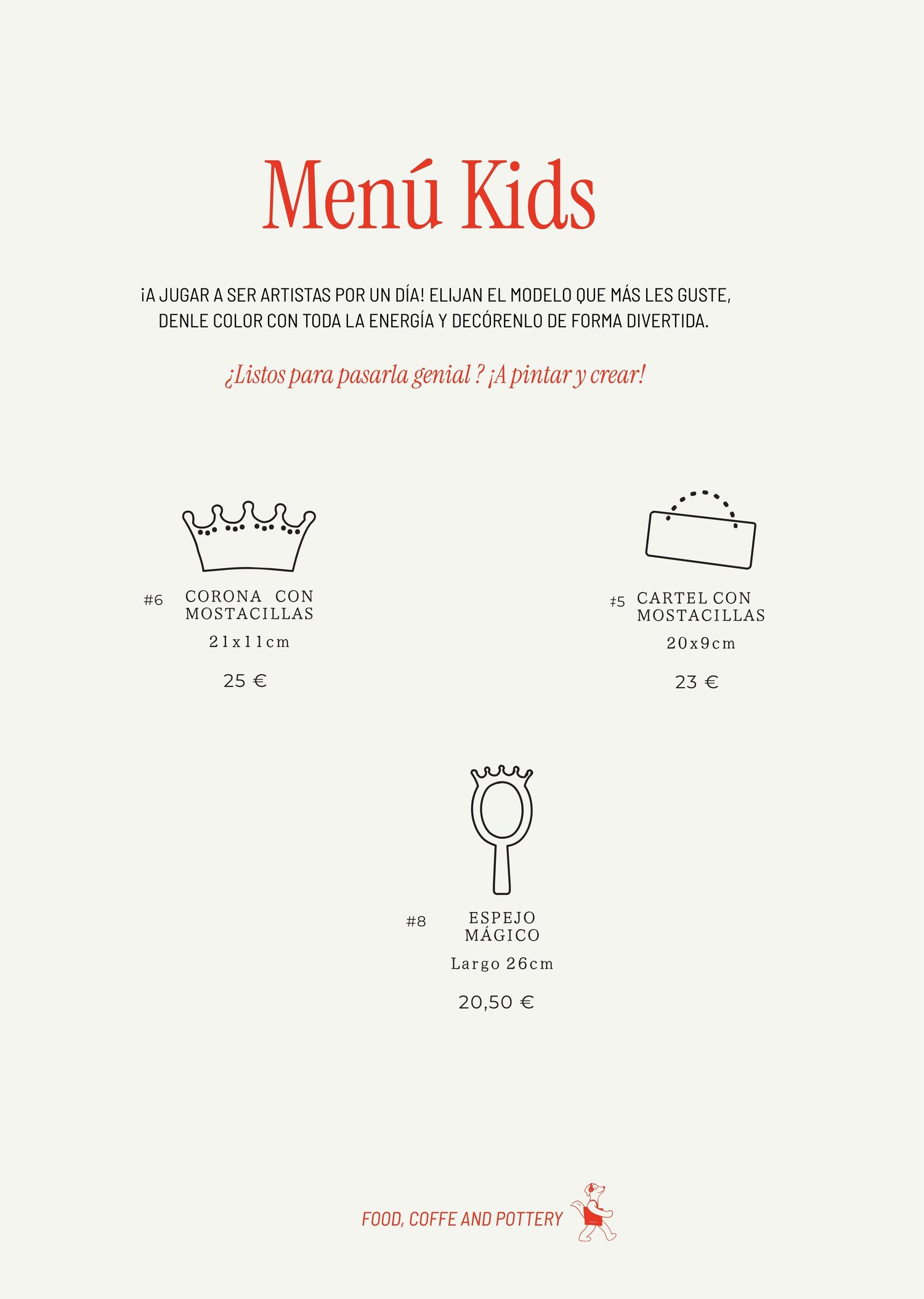 Menú Kids