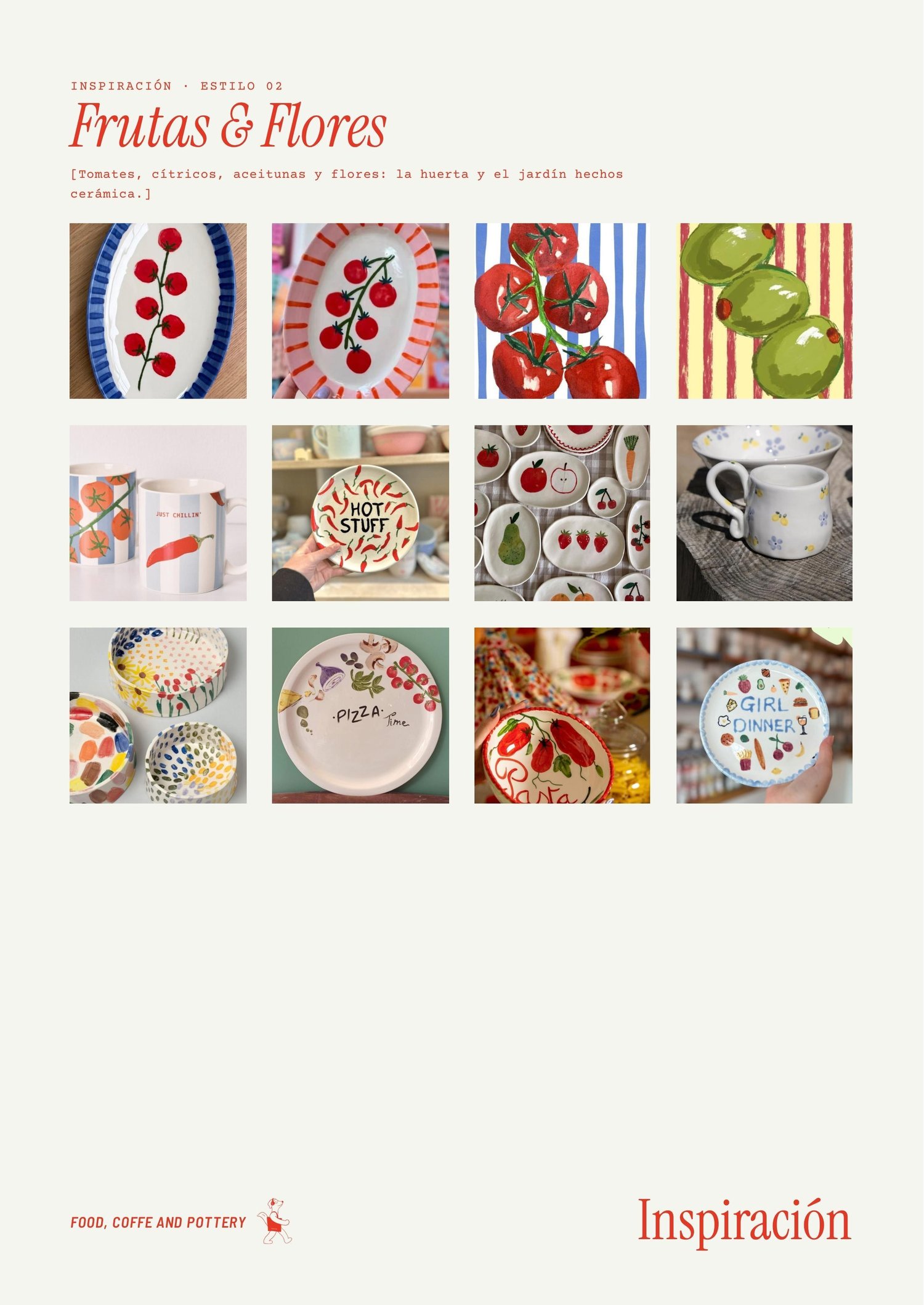 Inspiración — frutas y flores